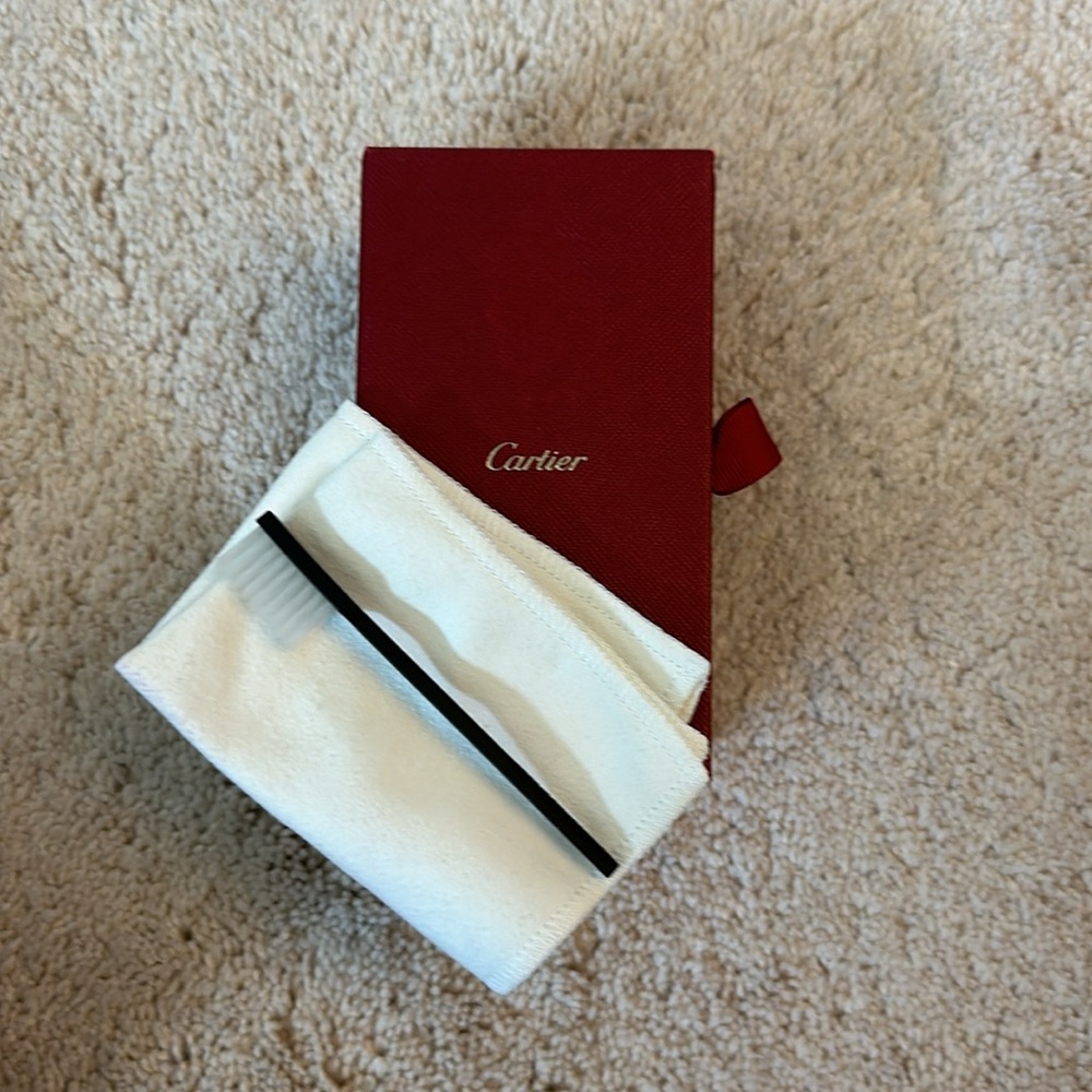 Cartier Bags, Boxes, Cleaning Brush, & Polishing Cloth - Picture 2 of 5